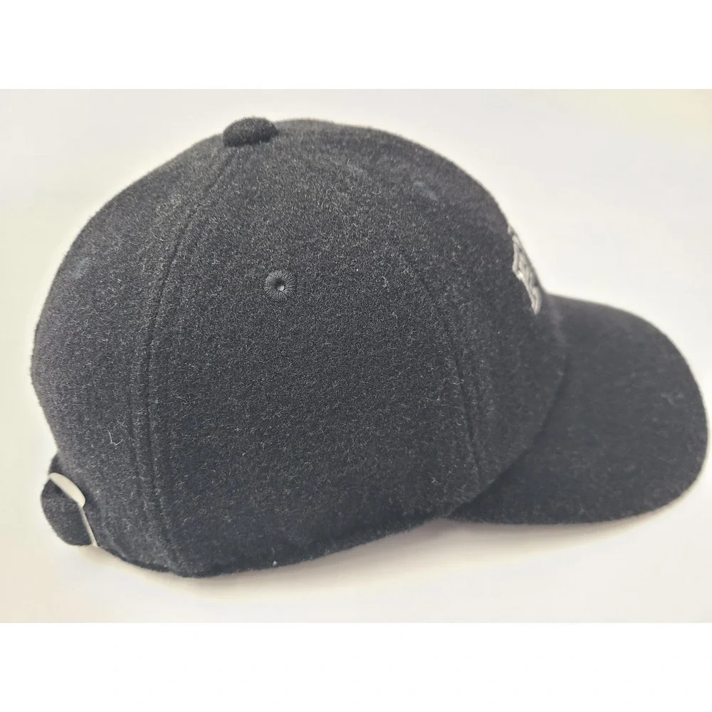 Women Victorias Secret Pink Strapback Adjustable Hat Cap Wool Blend Casual Black